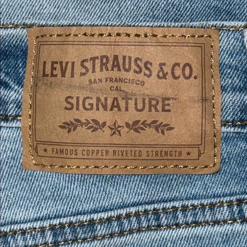 LEVI’S Signature Men’s Slim Jeans Stretch Cotton Light Wash Denim 28 x 30